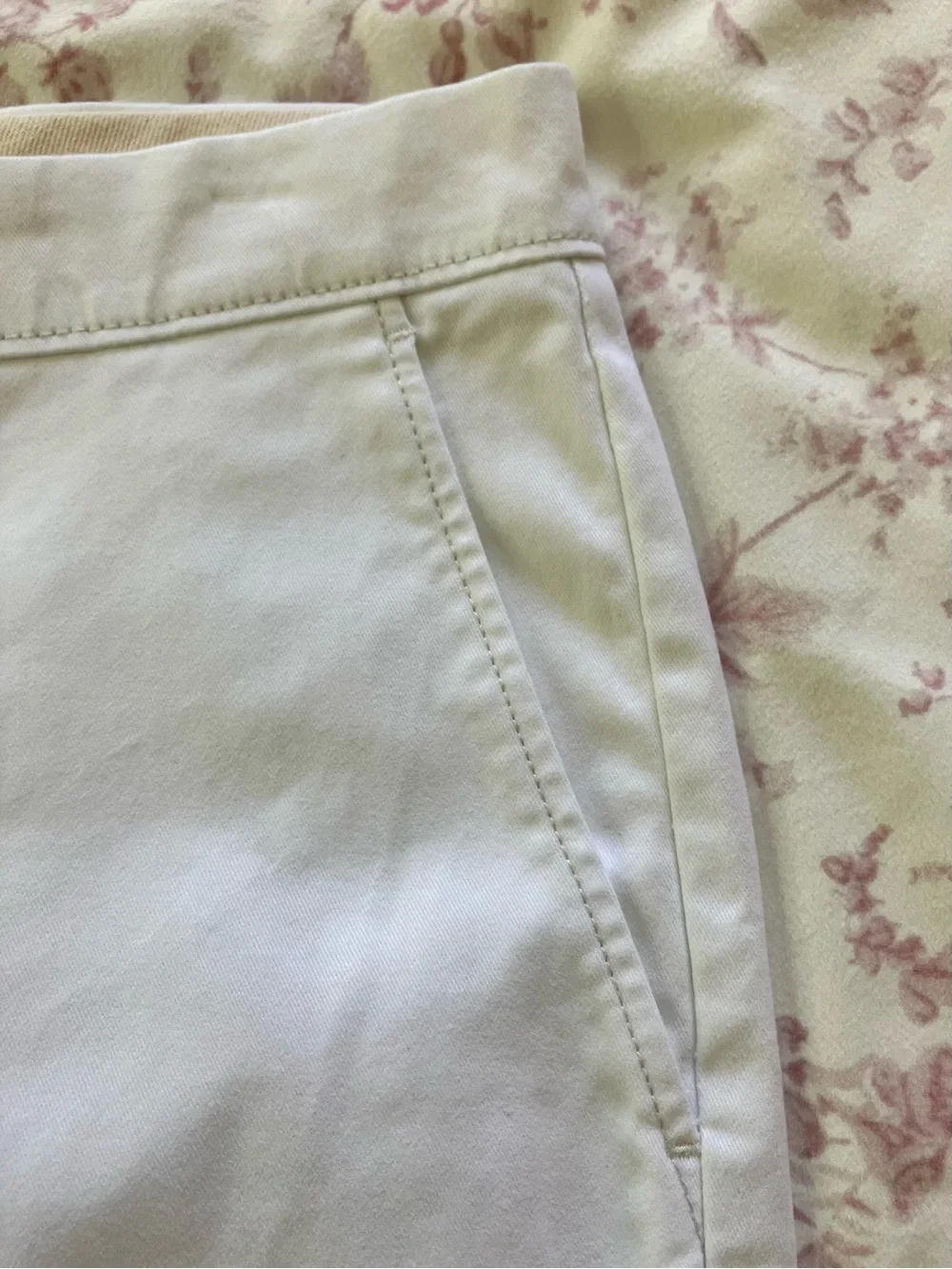 J. Crew White Stretch 484 Slim Fit Chino Pants Mislabeled Actual size 36x30